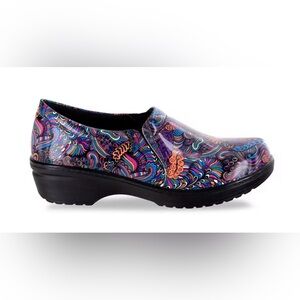 Easy Works By Easy Street TIFFANY WORK SLIP-ON CLOGS